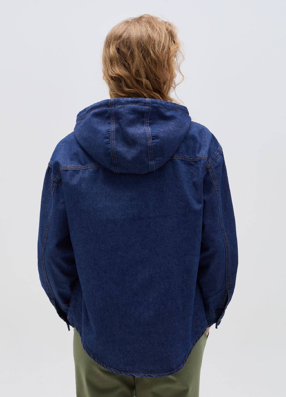 Ovs Giacca Corta In Denim Con Cappuccio