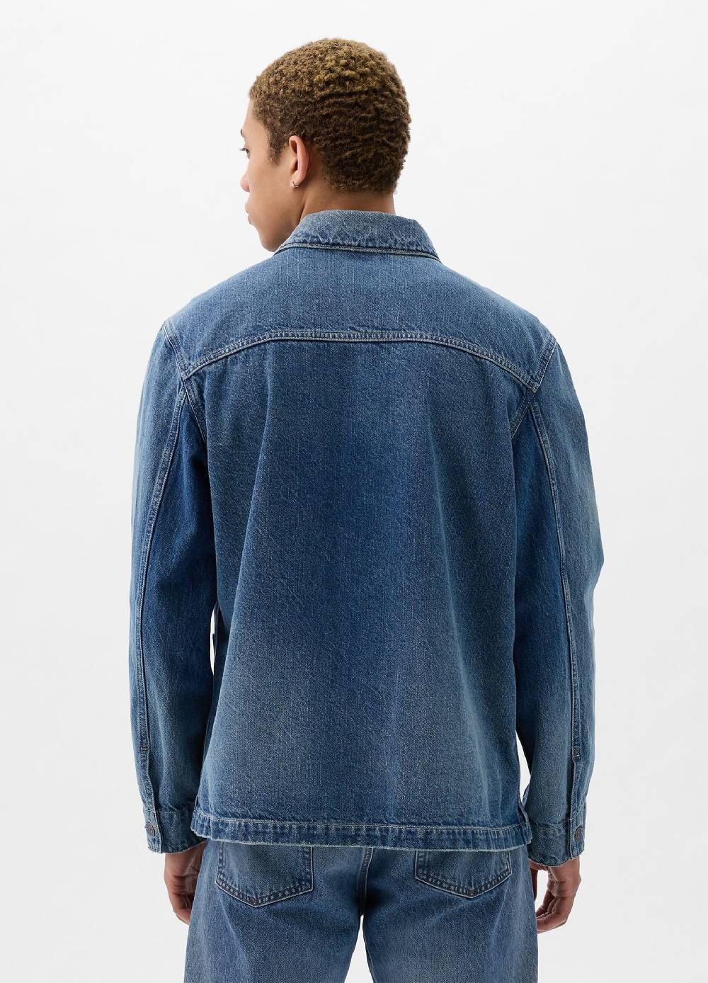 Ovs Giacca Corta In Denim Relaxed Fit