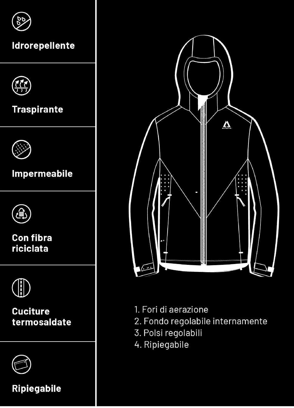 Ovs Giacca Impermeabile Con Cappuccio Altavia
