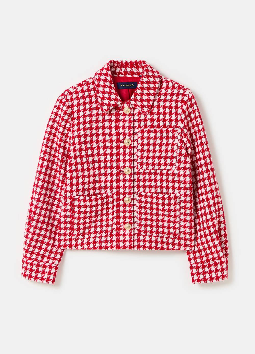 Ovs Giacca Pied De Poule Con Bottoni Lavorati