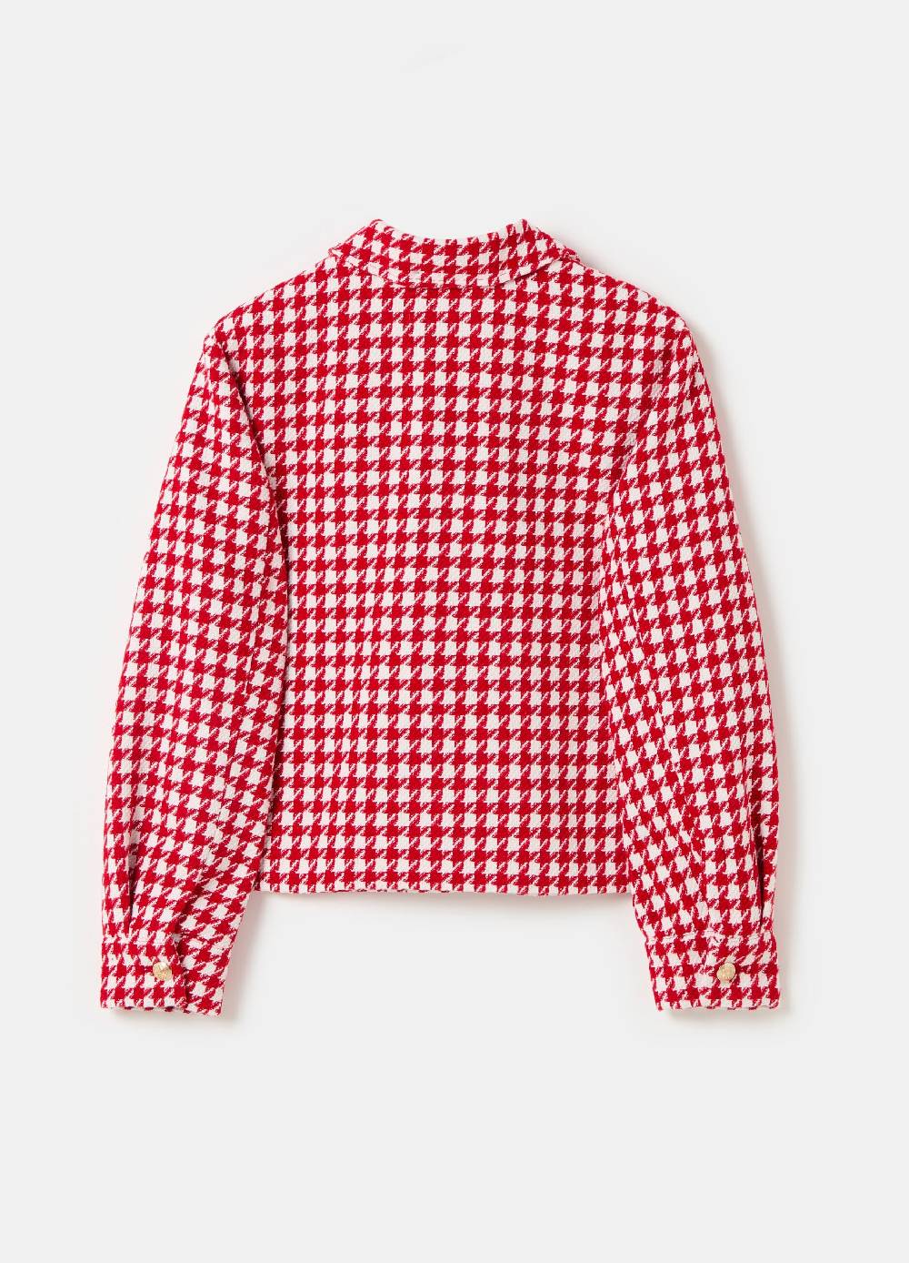 Ovs Giacca Pied De Poule Con Bottoni Lavorati