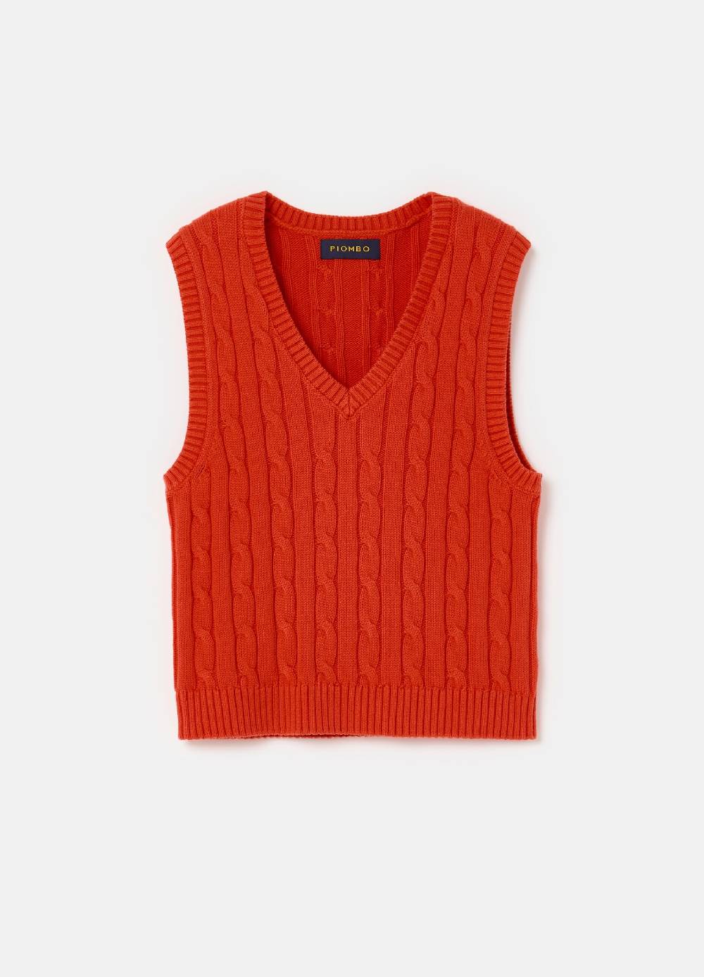 Ovs Gilet Chiuso A Coste Con Lavorazione A Trecce