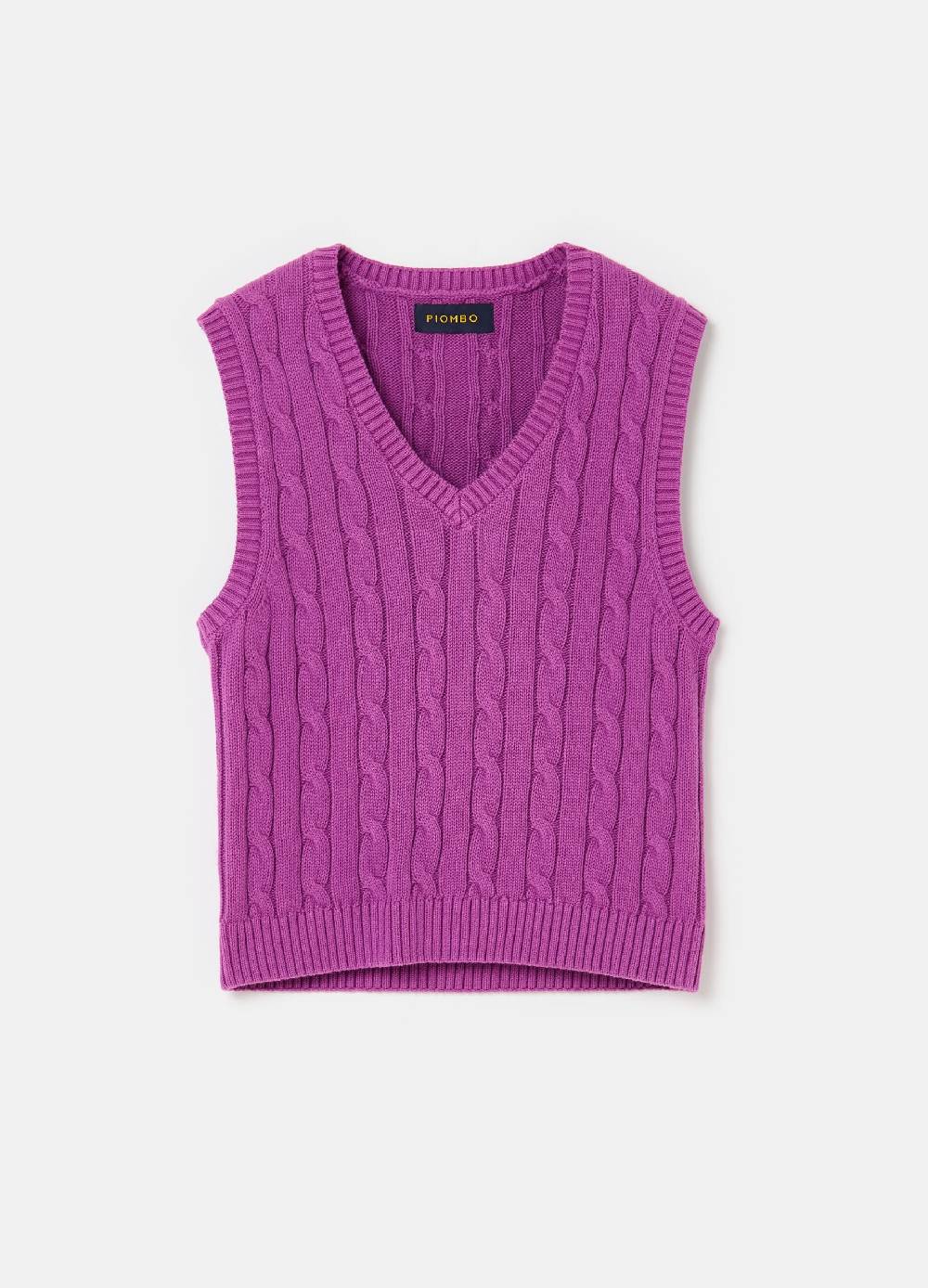 Ovs Gilet Chiuso A Coste Con Lavorazione A Trecce