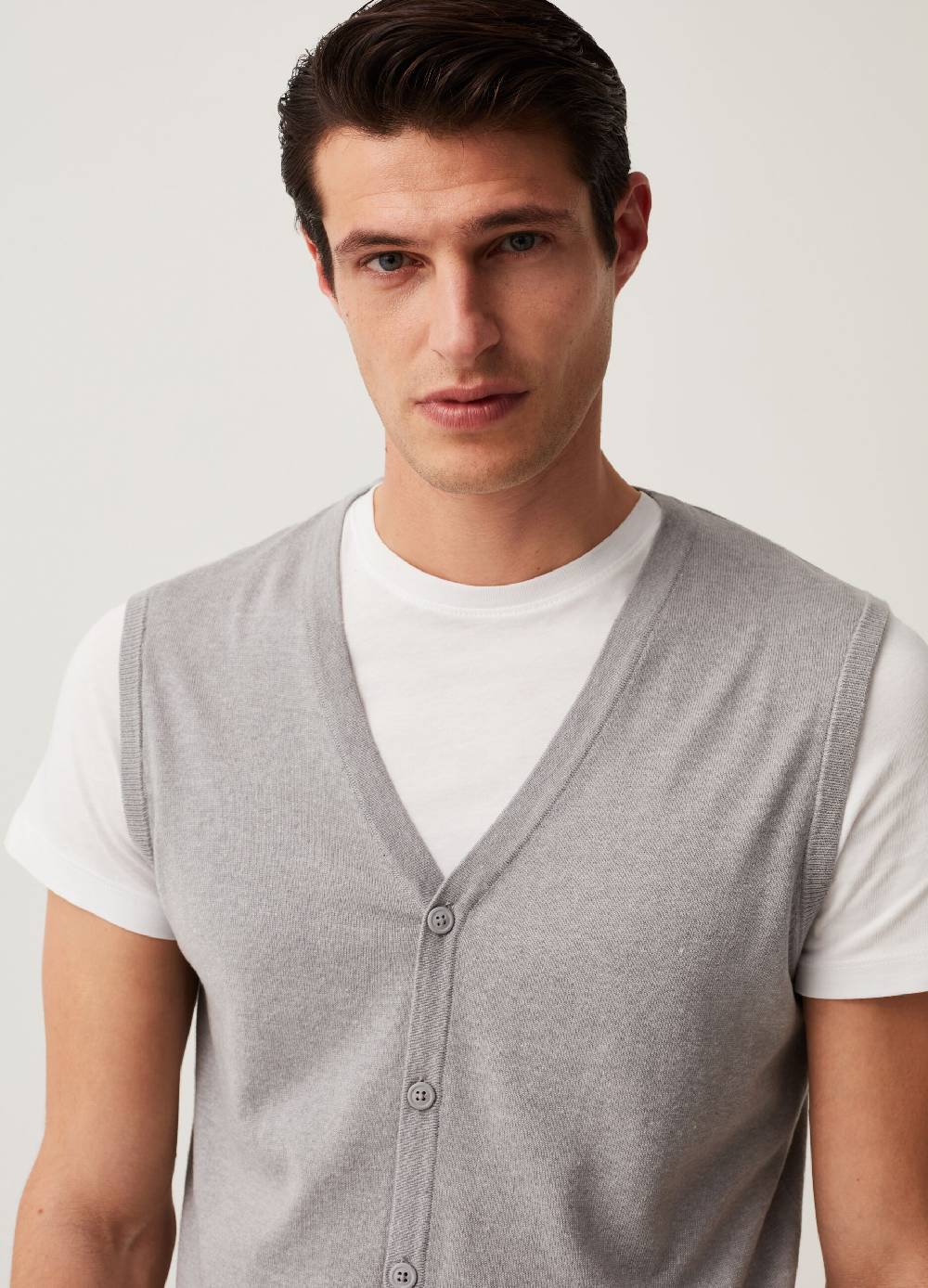 Ovs Gilet con scollo a V e bottoni