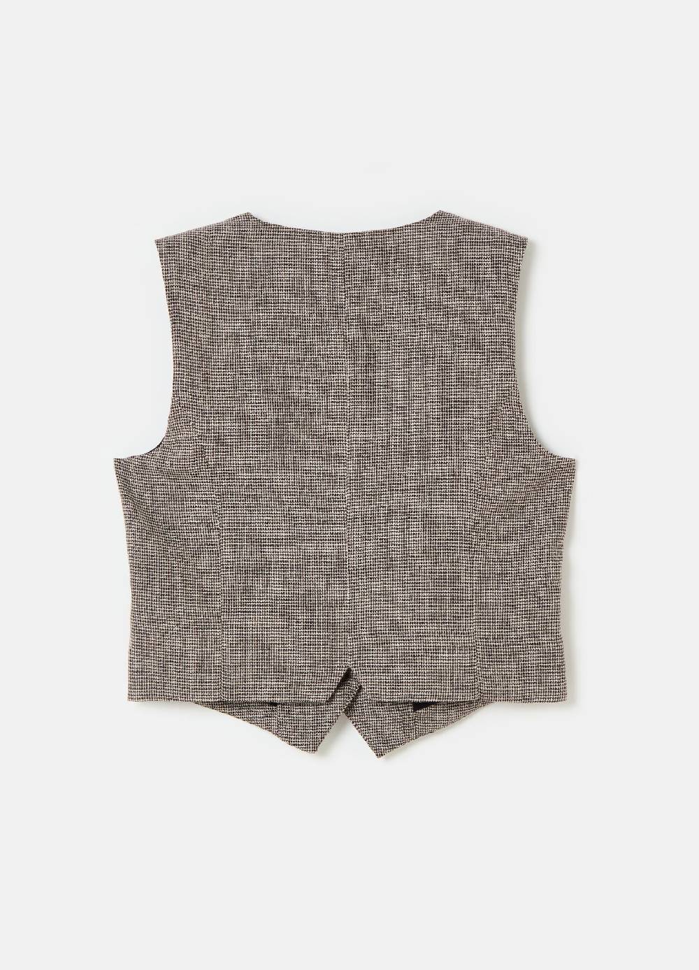 Ovs Gilet Sartoriale In Lino E Viscosa