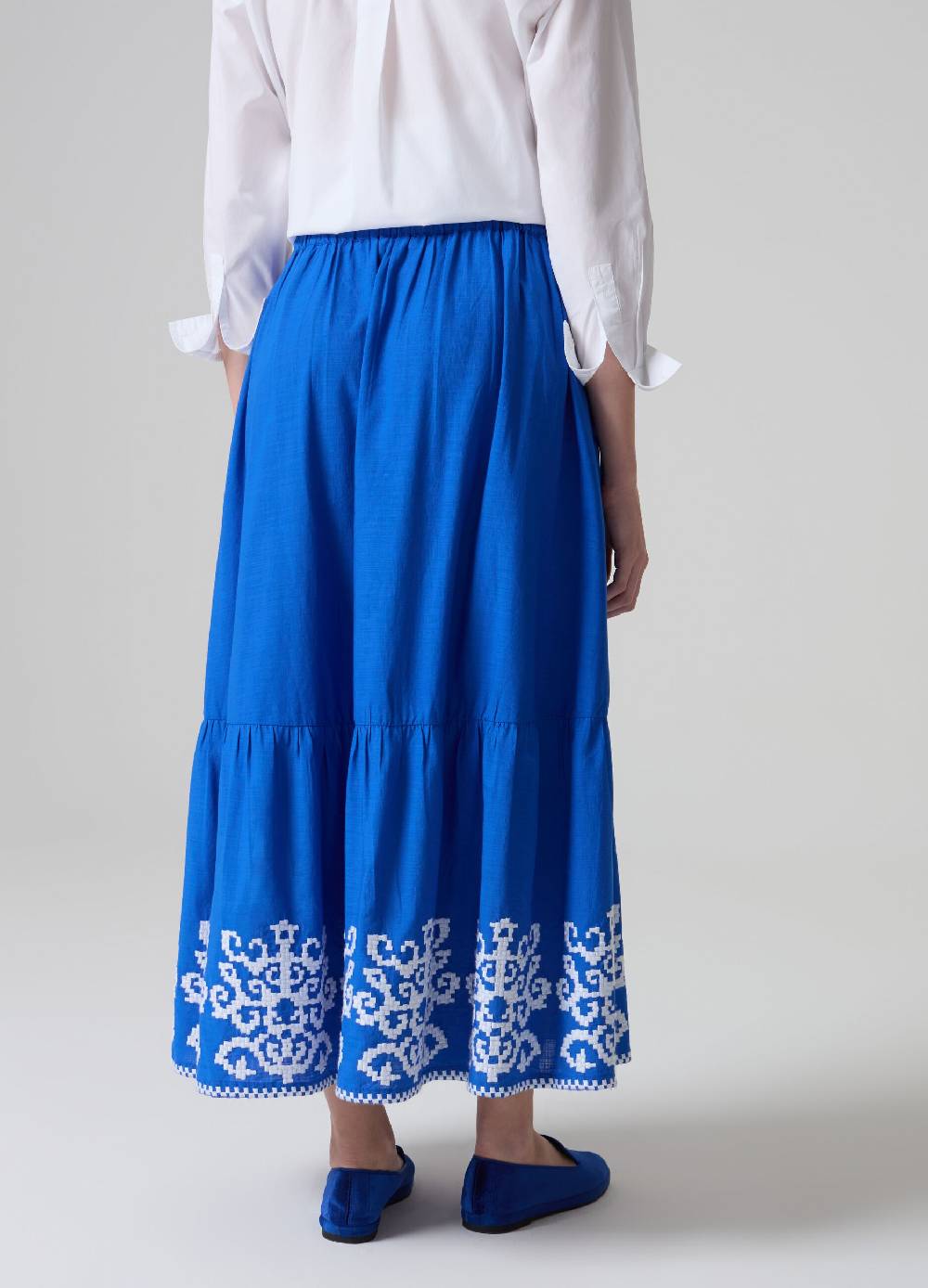 Ovs Gonna Lunga Con Balza Ricamo Etnico