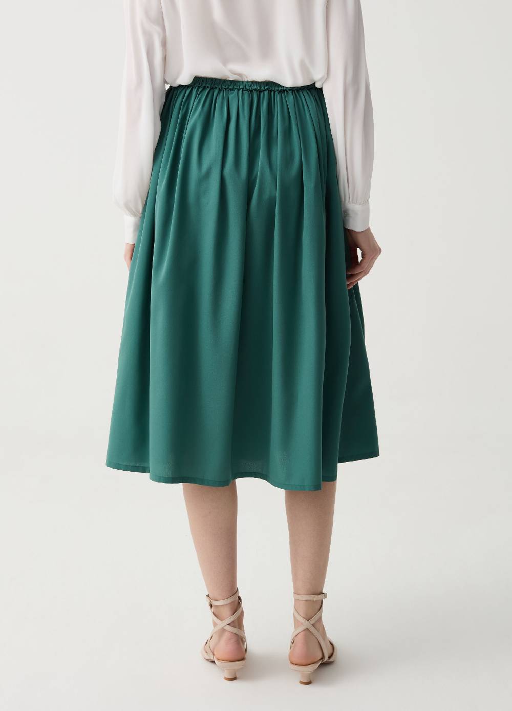 Ovs Gonna Midi A Ruota In Crêpe