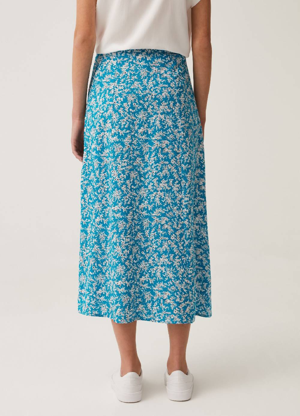 Ovs Gonna Midi In Viscosa Con Spacco