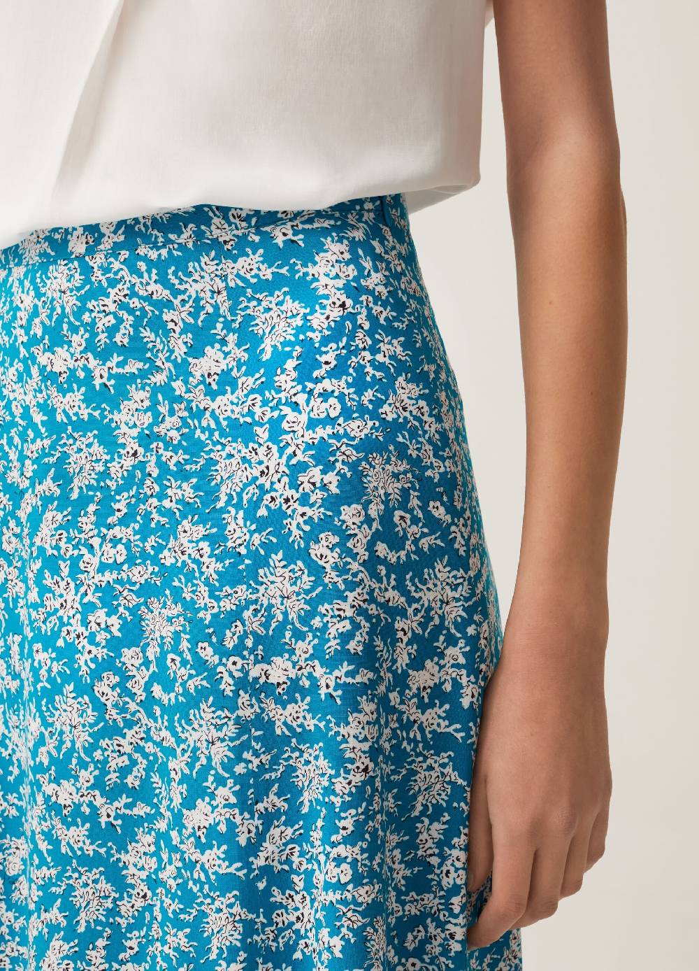 Ovs Gonna Midi In Viscosa Con Spacco