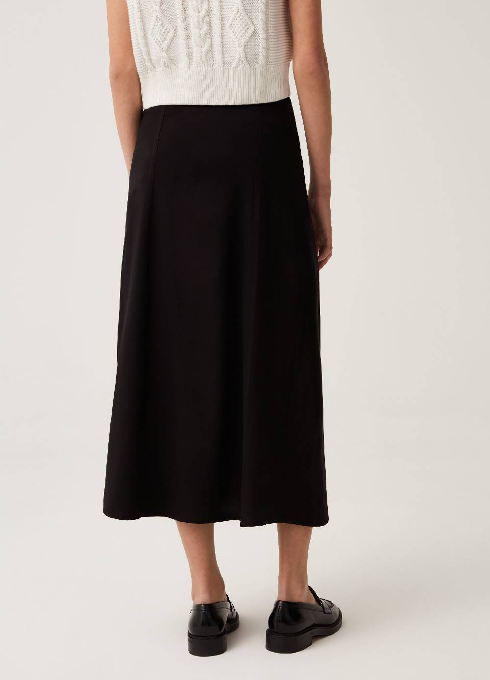 Ovs Gonna Midi In Viscosa Con Spacco