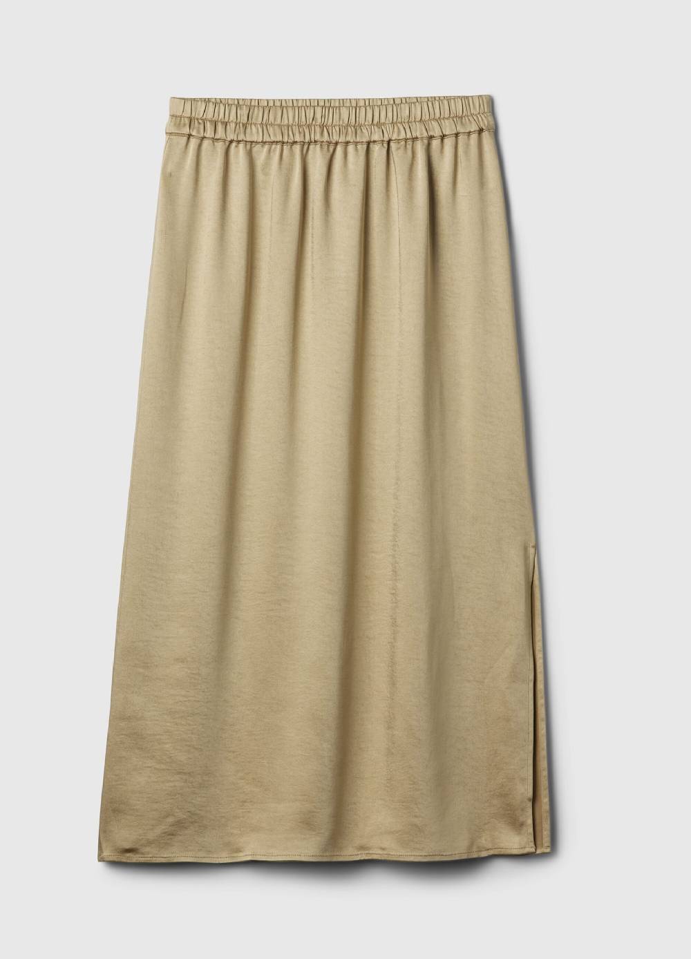 Ovs Gonna Midi Pull-on In Satin