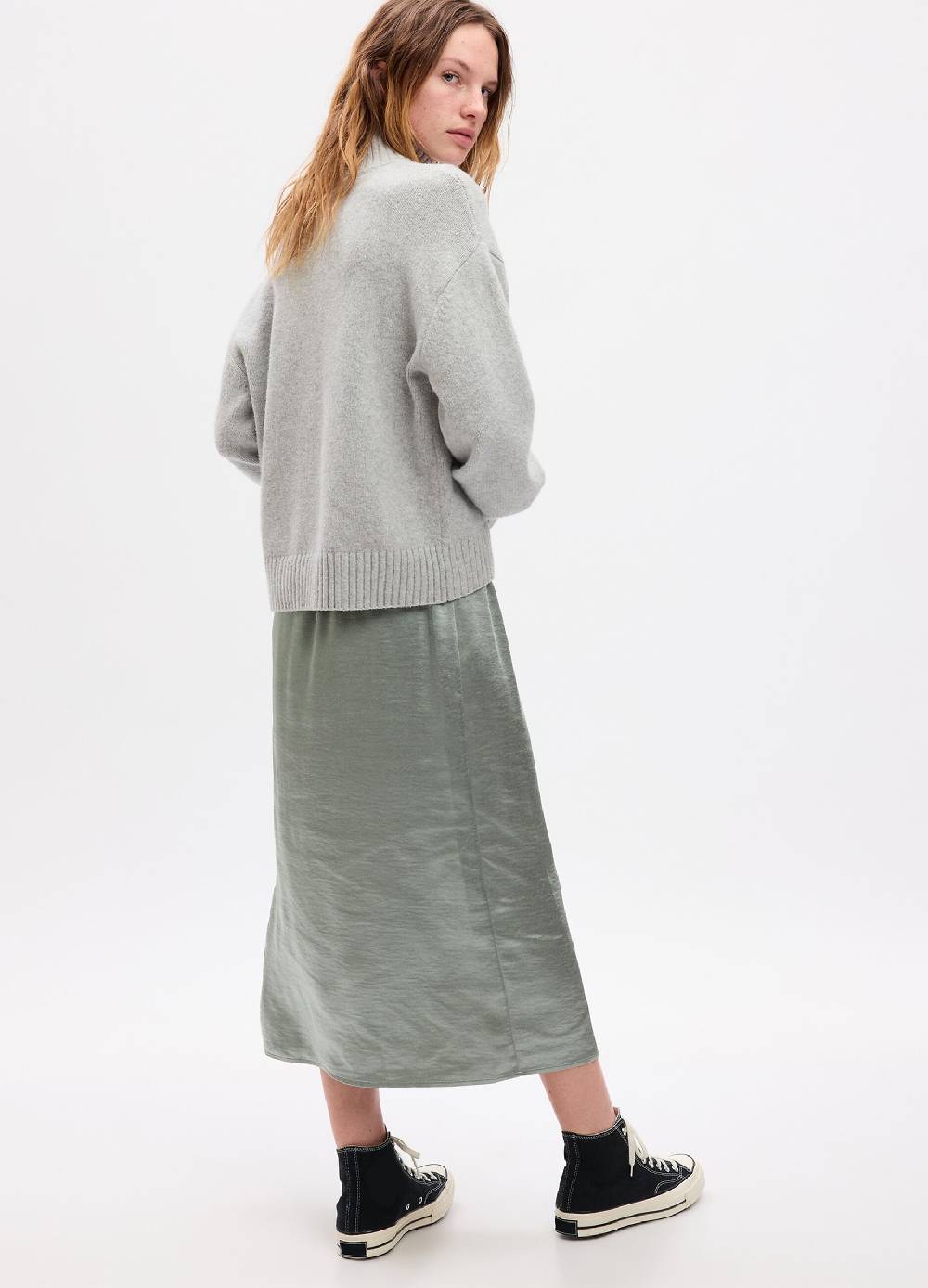 Ovs Gonna midi pull-on in satin