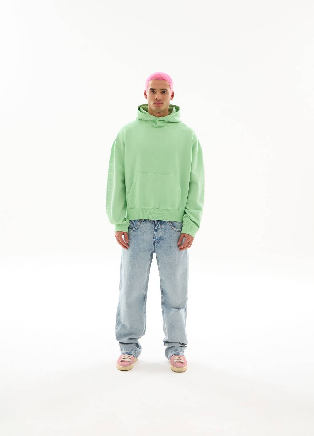 Ovs Graphic Light Hoodie Slime