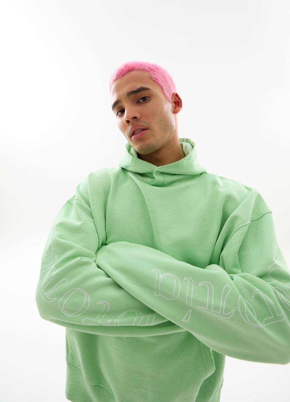 Ovs Graphic Light Hoodie Slime
