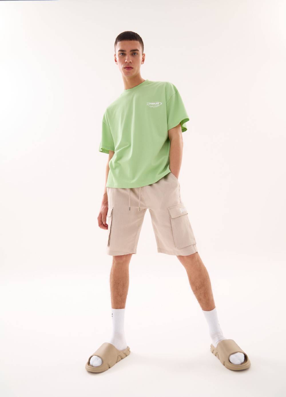 Ovs Graphic T-shirt Lime