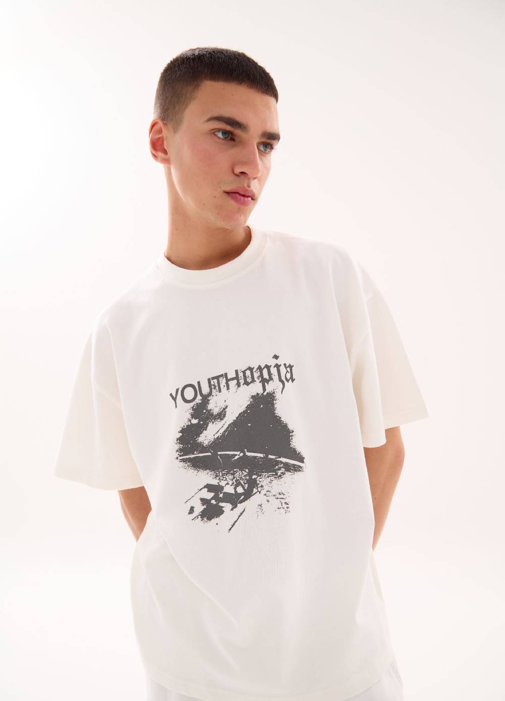 Ovs Graphic T-shirt Vintage White