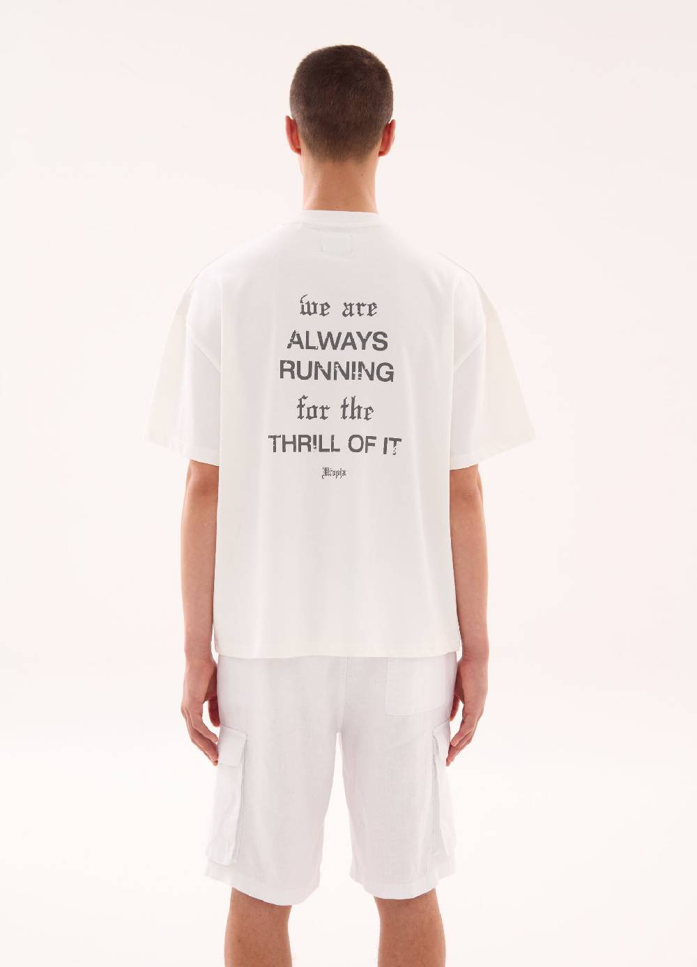 Ovs Graphic T-shirt Vintage White