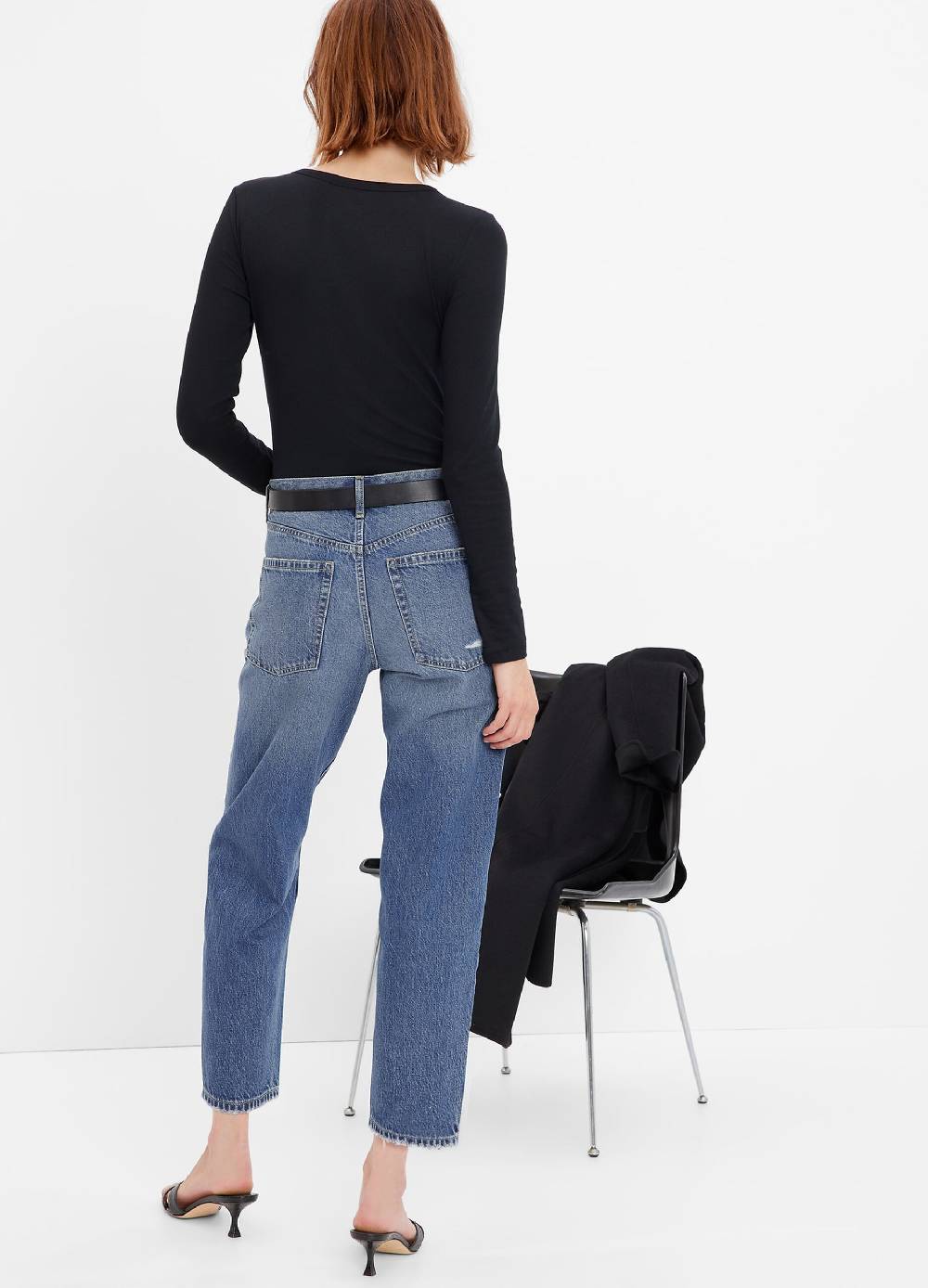 Ovs Jeans Barrel Leg Con Strappi