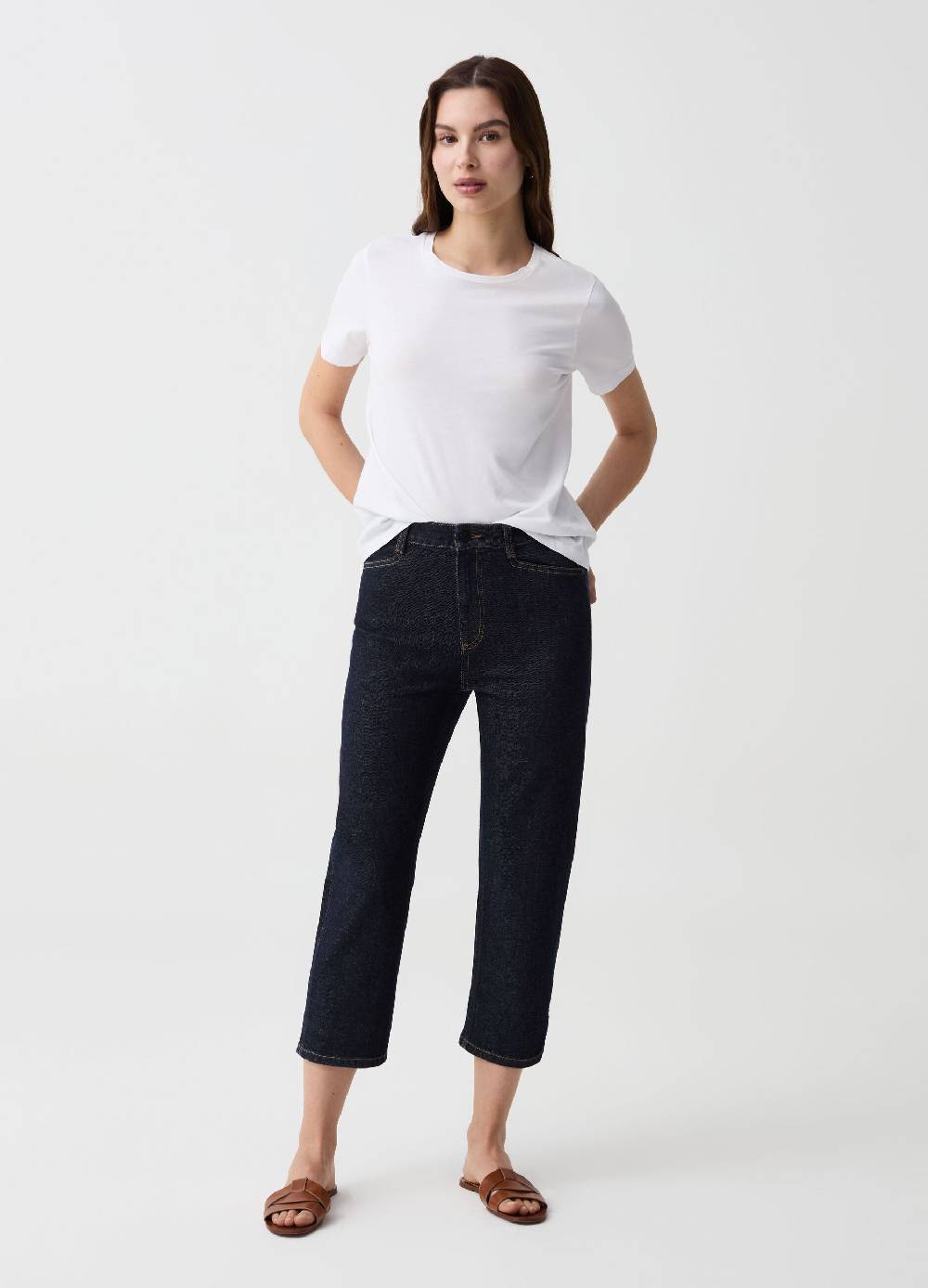 Ovs Jeans capri slim fit rinsed