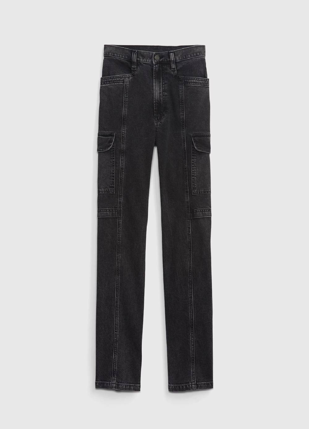 Ovs Jeans Cargo Loose Fit A Vita Alta