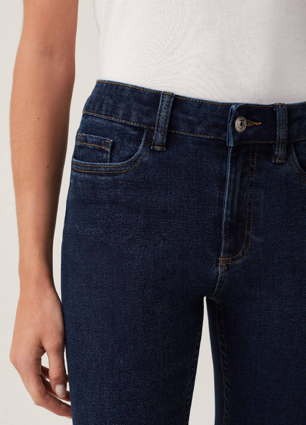 Ovs Jeans Crop Flare Fit