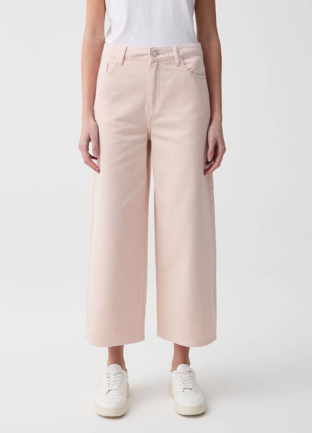 Ovs Jeans Cropped Wide Leg