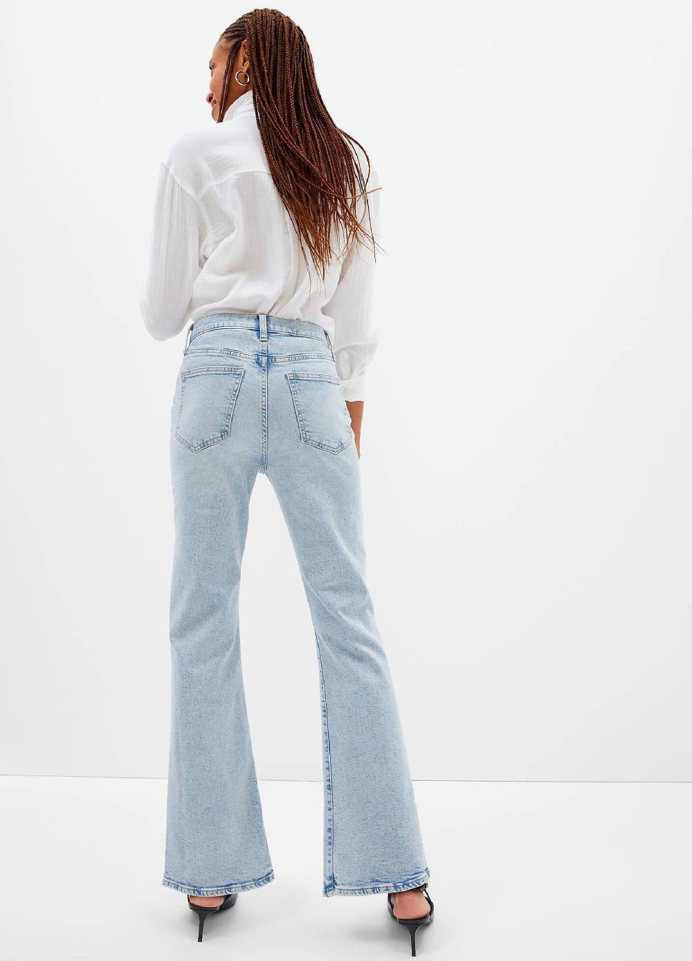 Ovs Jeans Flare Fit Con Abrasioni