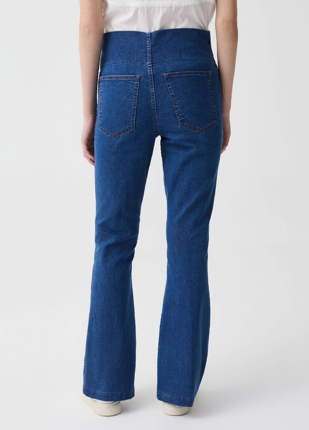 Ovs Jeans Flare Fit Premaman Con Tasche