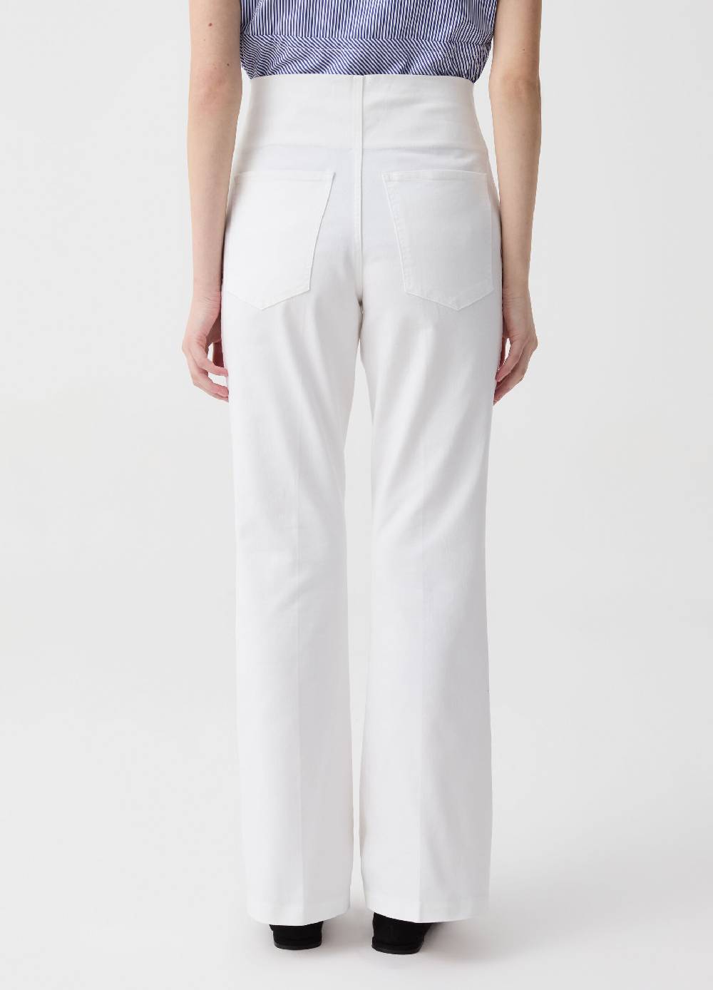 Ovs Jeans Flare Fit Premaman Con Tasche