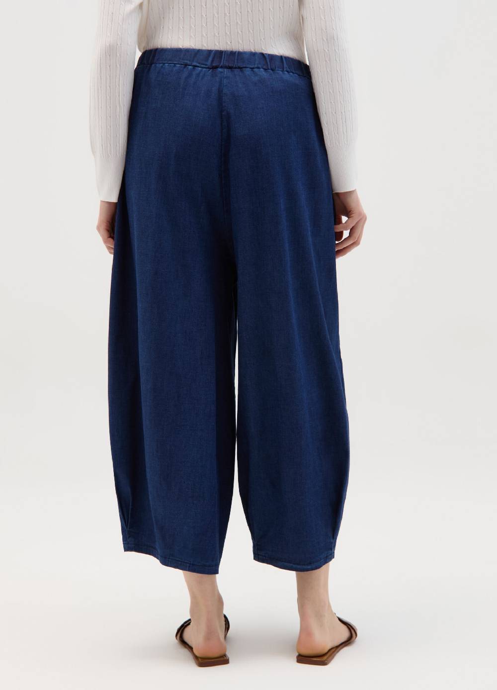 Ovs Jeans Fluido Wide Leg Cropped