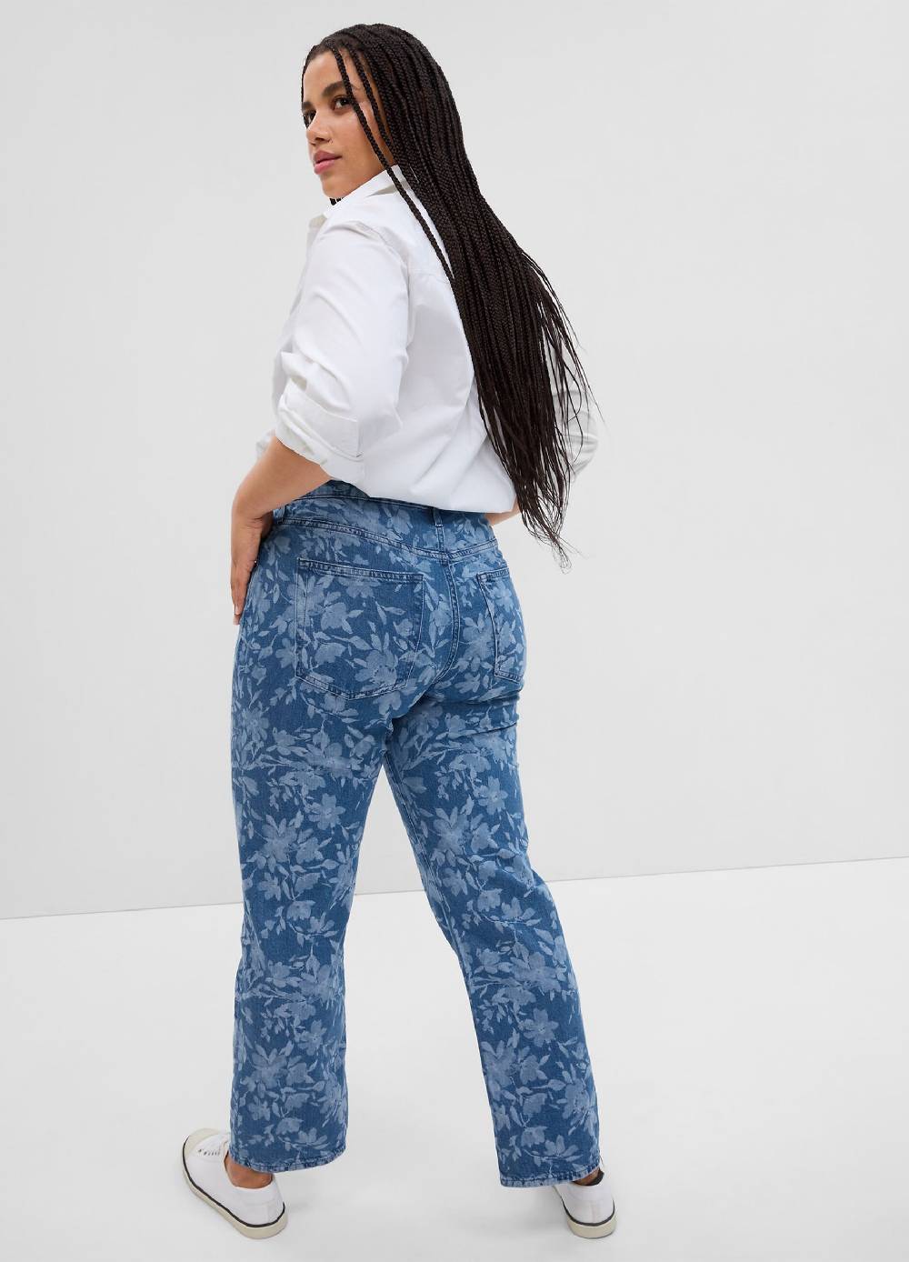 Ovs Jeans Loose Fit Con Stampa Laser All-over