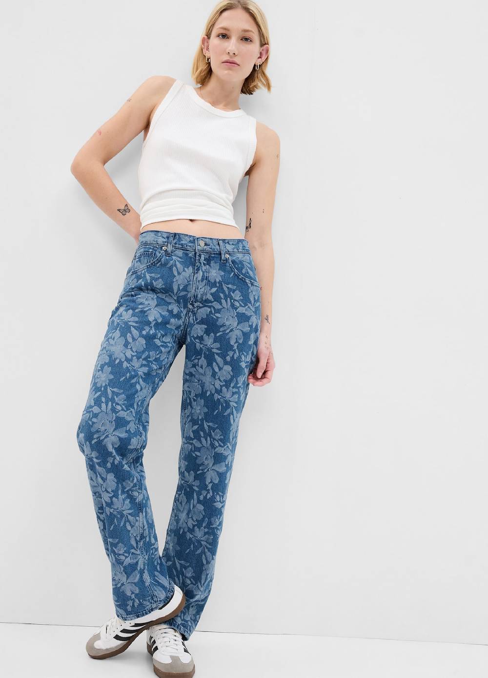 Ovs Jeans loose fit con stampa laser all-over