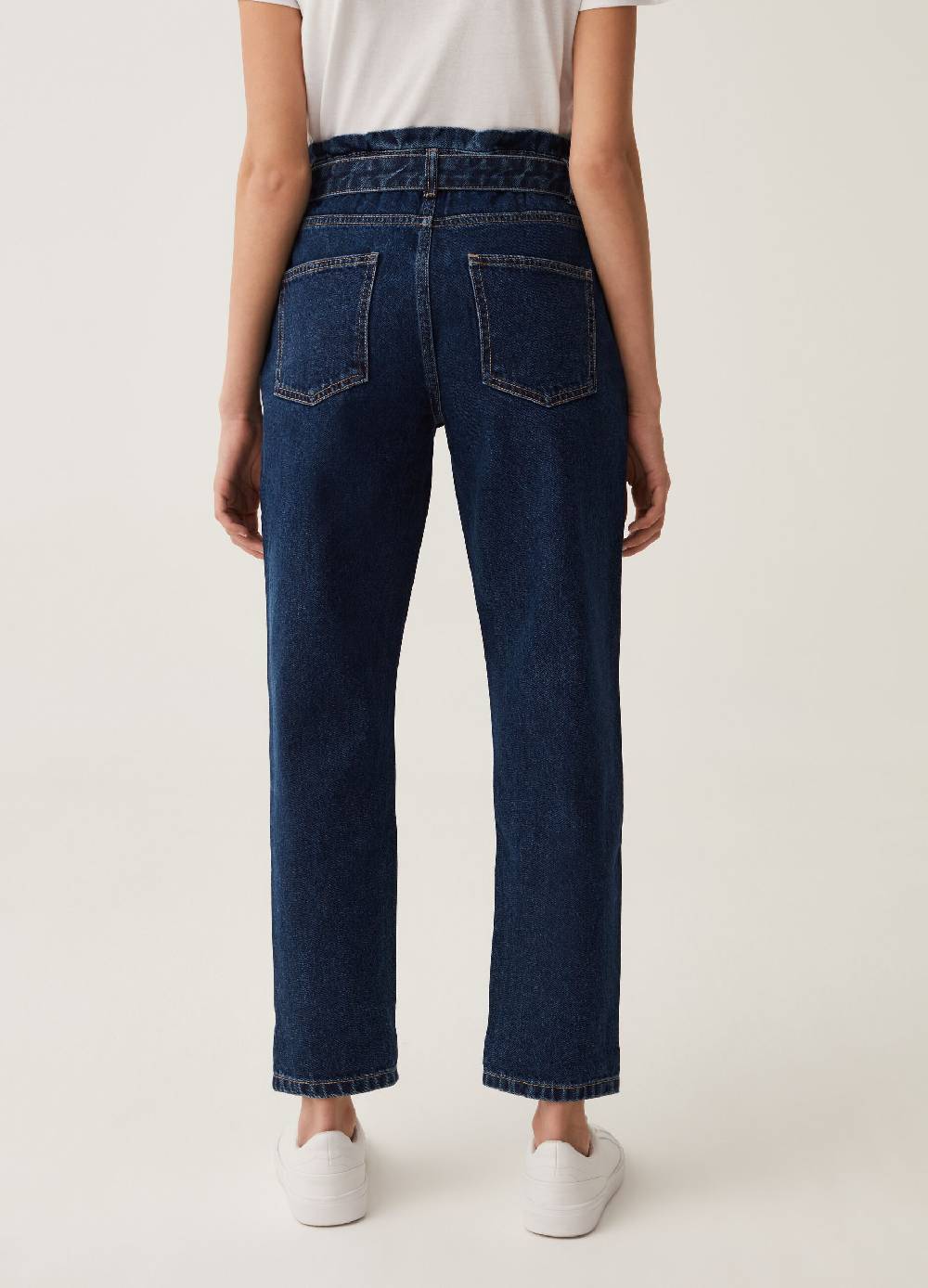 Ovs Jeans Paper Bag Con Cintura