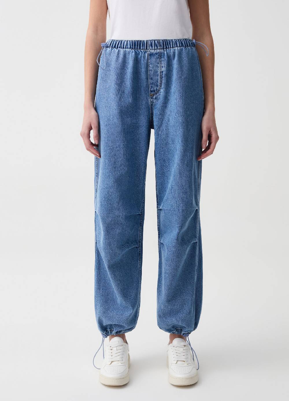 Ovs Jeans Parachute In Denim