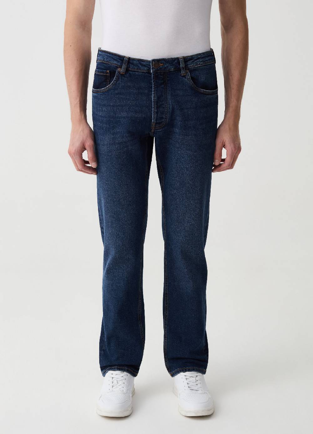 Ovs Jeans Regular Fit Con Scoloriture