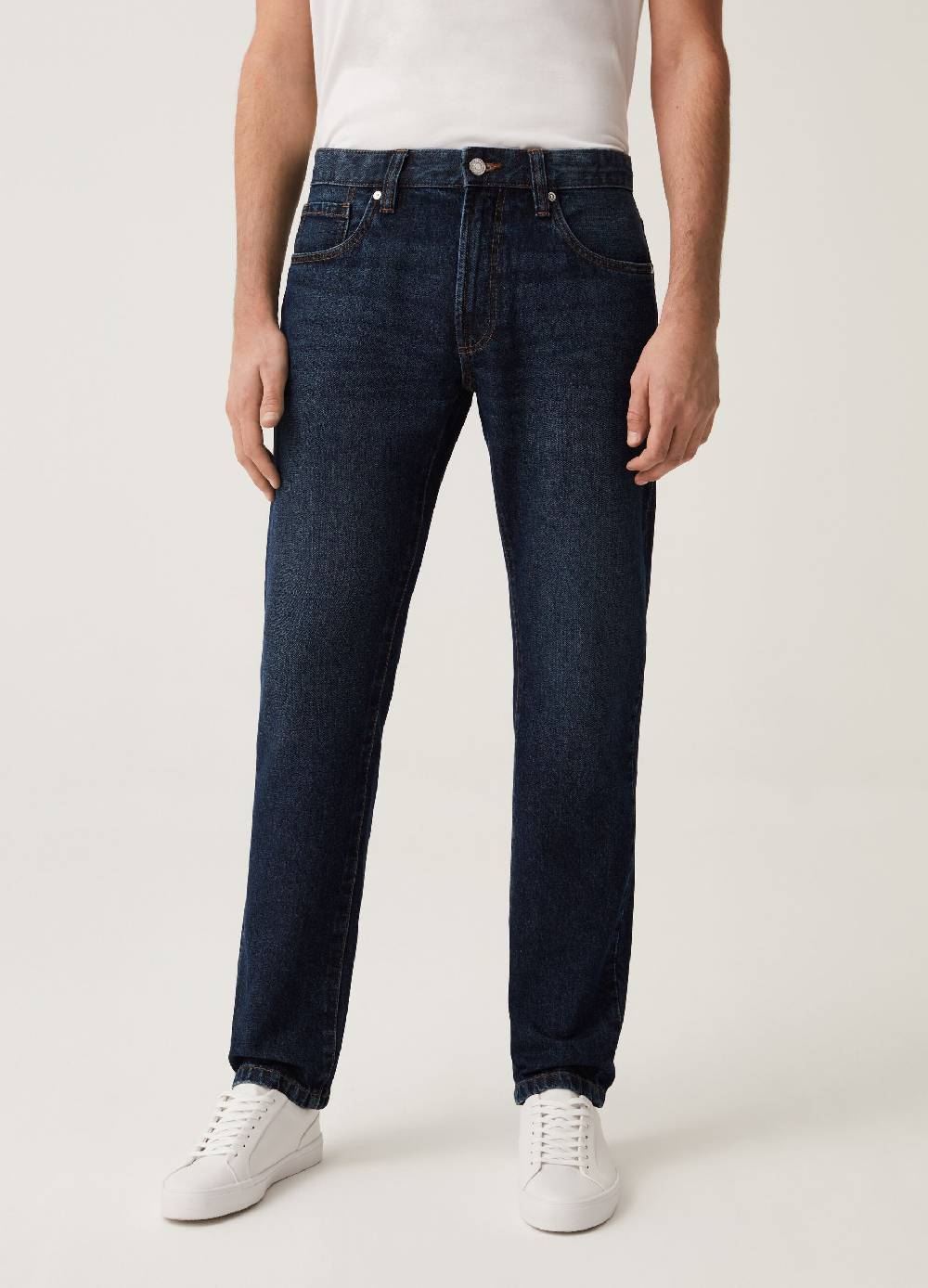 Ovs Jeans Regular Fit Con Scoloriture