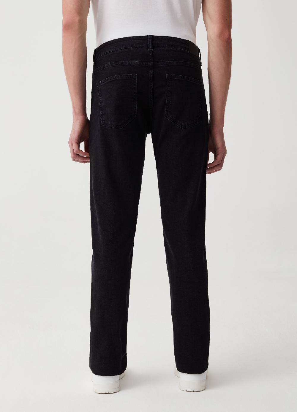 Ovs Jeans Regular Fit Con Trama Cross Hatch