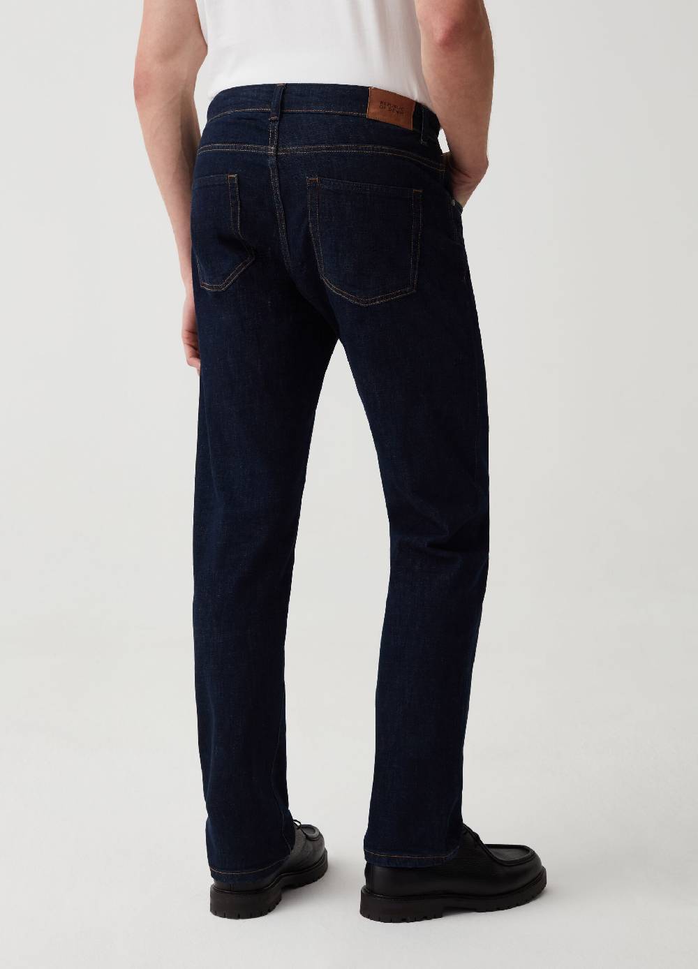 Ovs Jeans Regular Fit Con Trama Cross Hatch