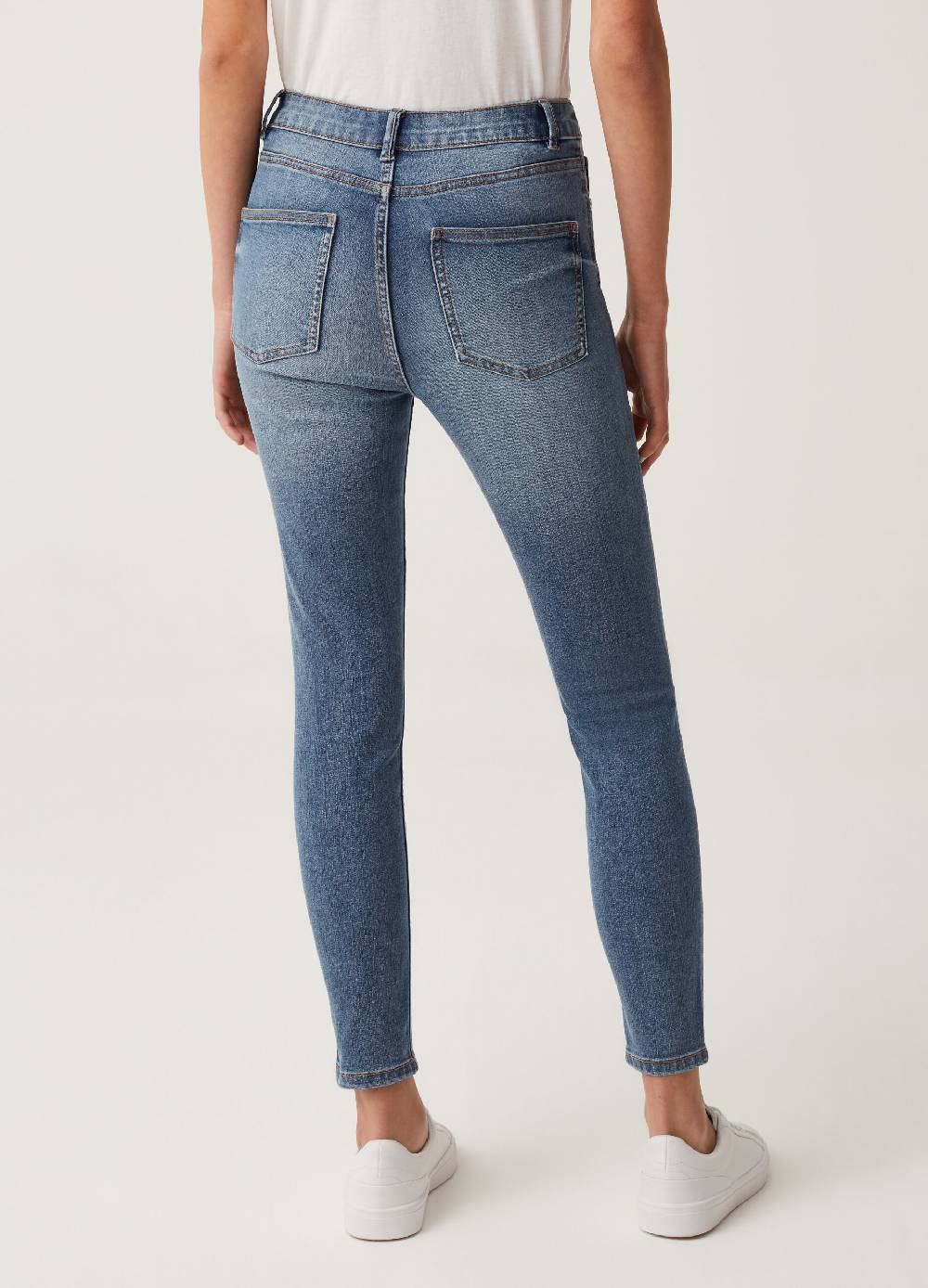 Ovs Jeans Skinny Fit A Vita Alta
