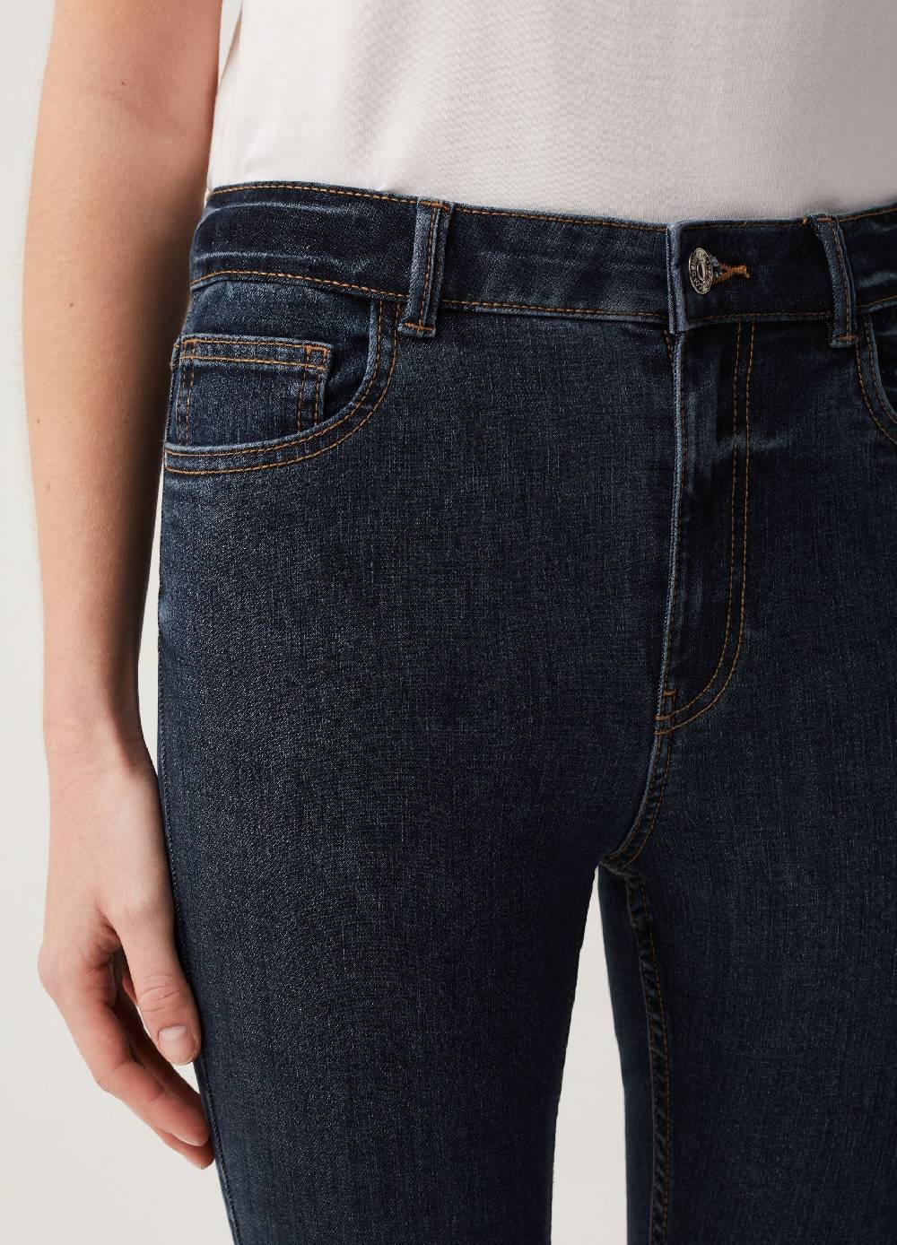 Ovs Jeans Skinny Fit A Vita Alta