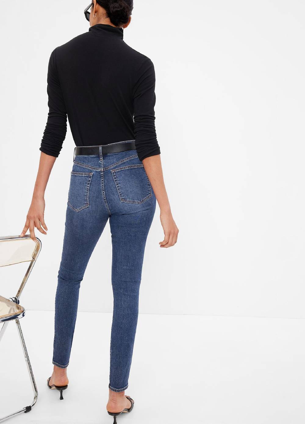 Ovs Jeans Skinny Fit A Vita Alta Con Abrasioni