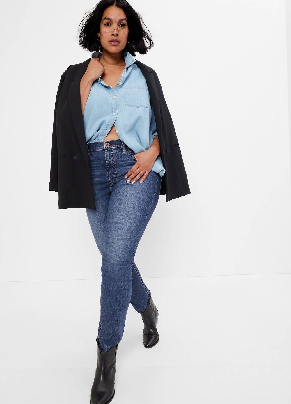 Ovs Jeans Skinny Fit A Vita Alta Con Abrasioni