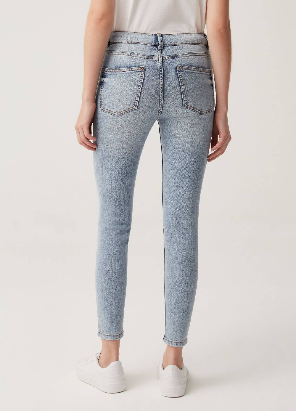 Ovs Jeans Skinny Fit A Vita Alta