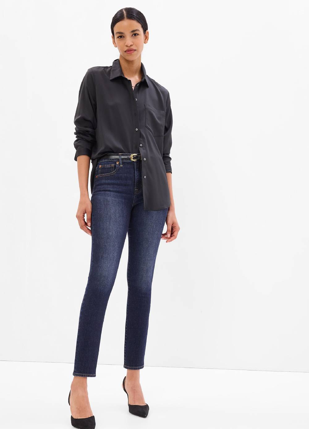 Ovs Jeans skinny fit a vita alta
