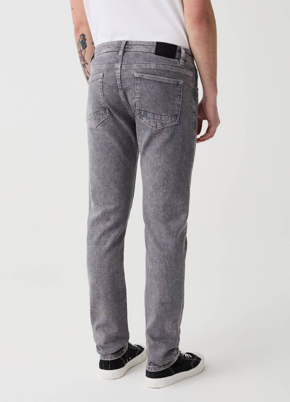 Ovs Jeans Skinny Fit Acid Wash Con Scoloriture