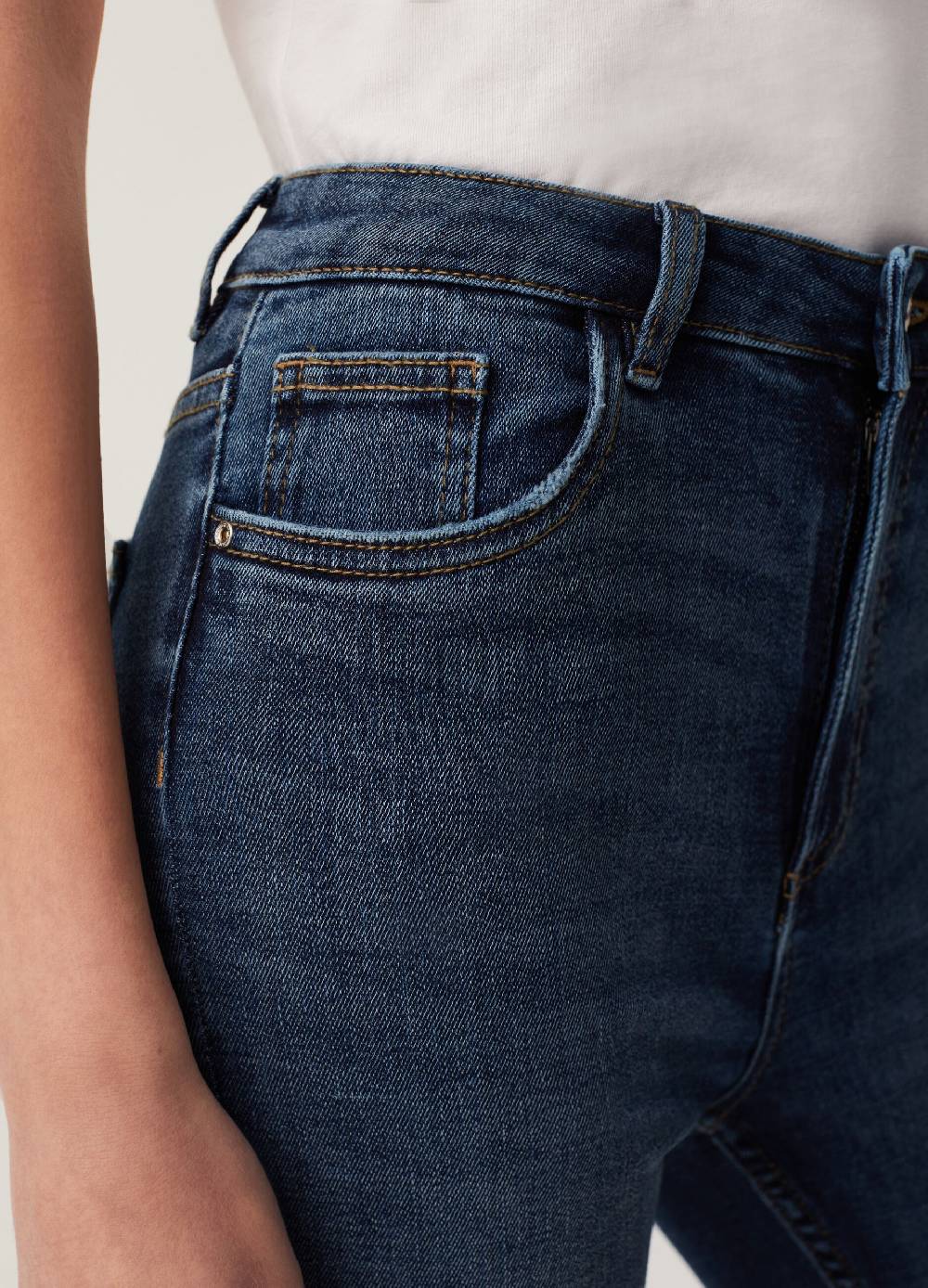 Ovs Jeans Skinny Fit Con Scoloriture