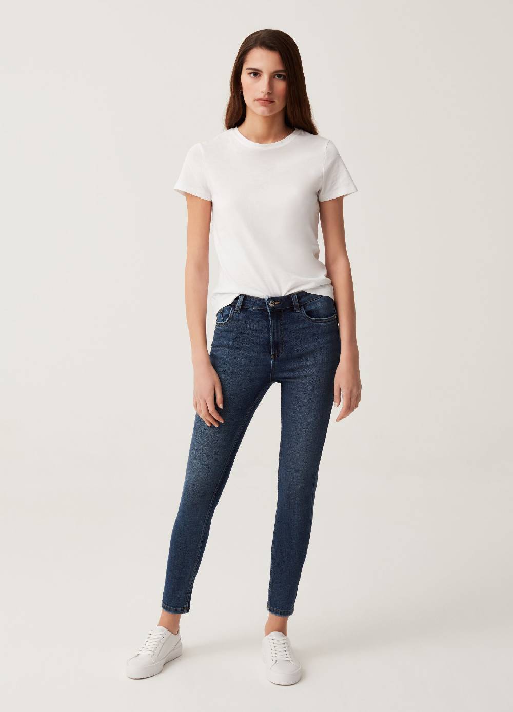 Ovs Jeans skinny fit con scoloriture