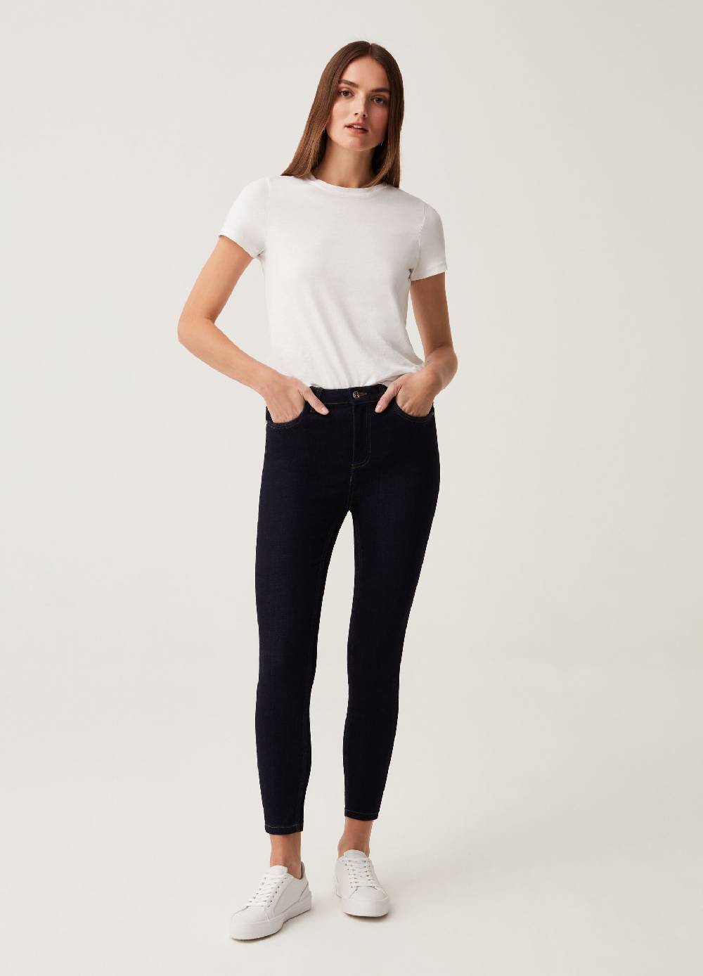 Ovs Jeans skinny fit con scoloriture