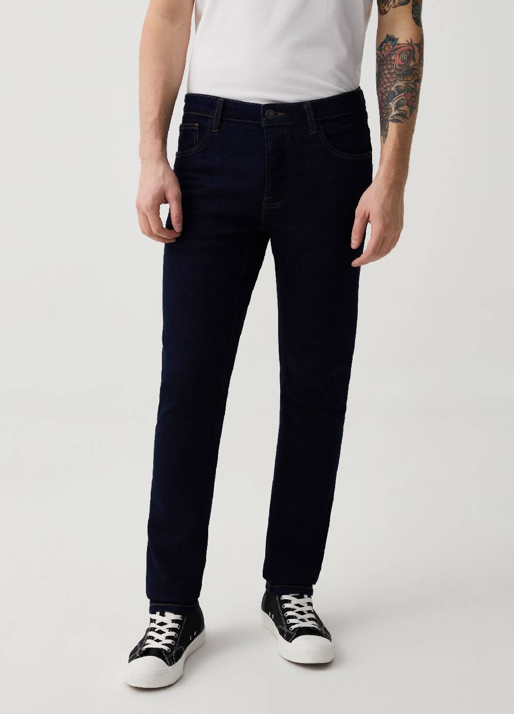 Ovs Jeans Skinny Fit In Tessuto Coolmax®