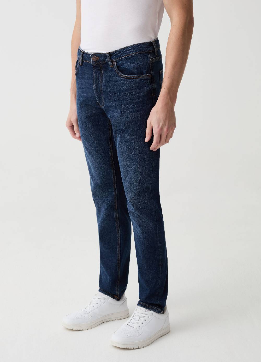 Ovs Jeans Slim Fit Con Scoloriture